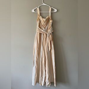 Anthropologie Sleeveless Striped Women's Jumpsuit